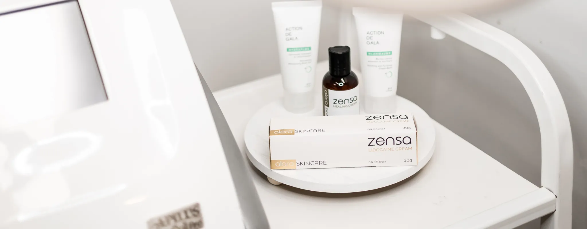 Dectro machine with products