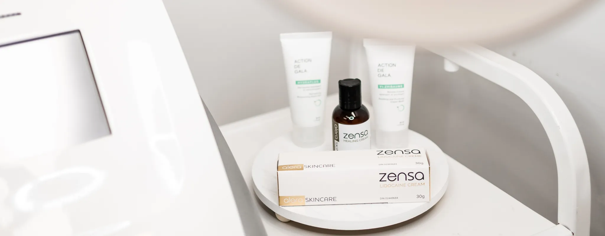 Dectro machine with products