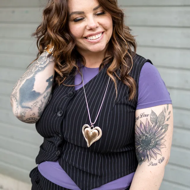 Brookes in black vest
