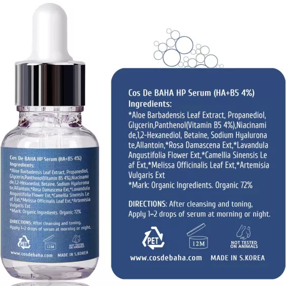 Hyaluronic Serum + B5 30ml